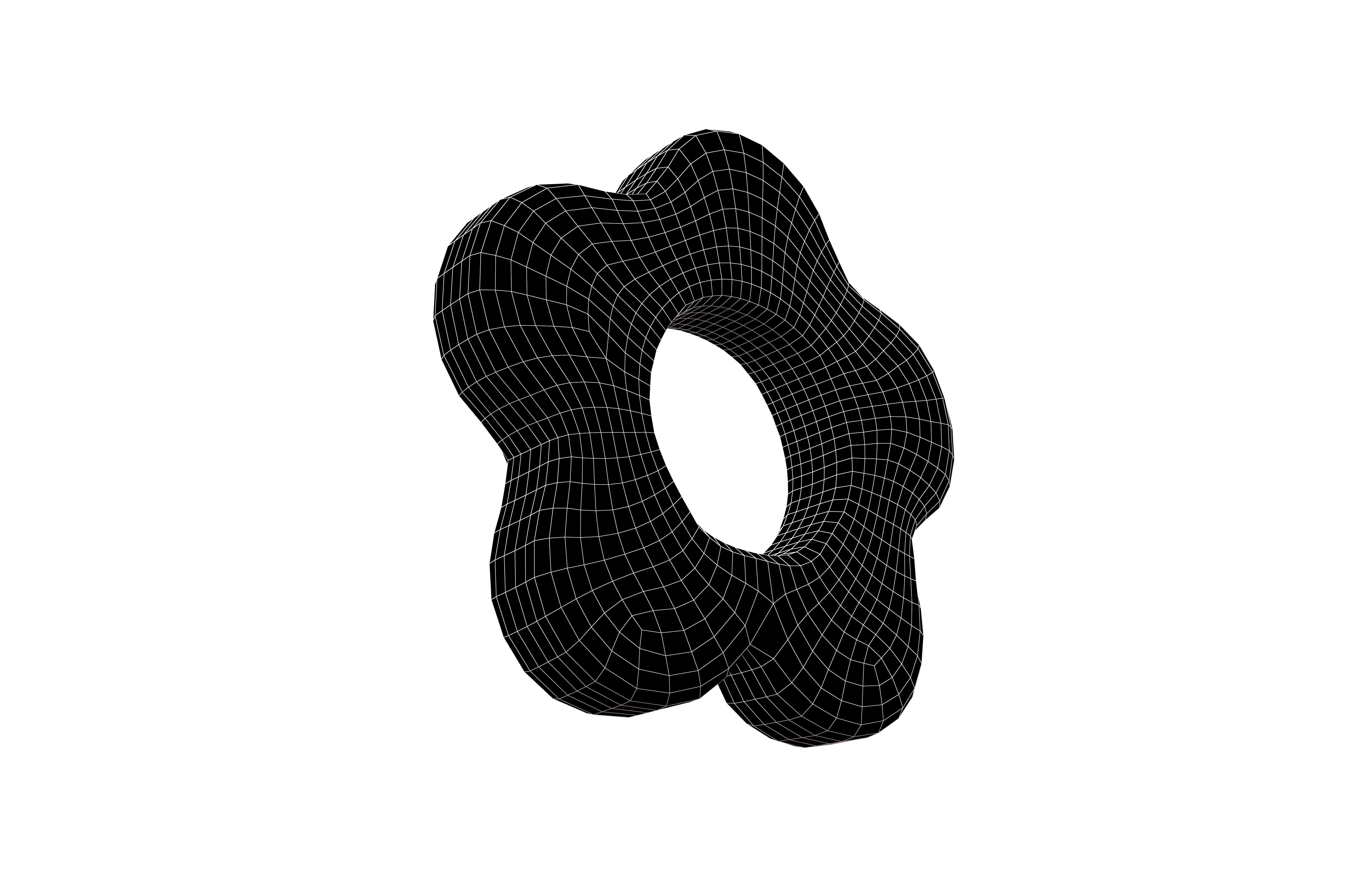 Flower Symbol v3 003 Low-poly 3D model_7