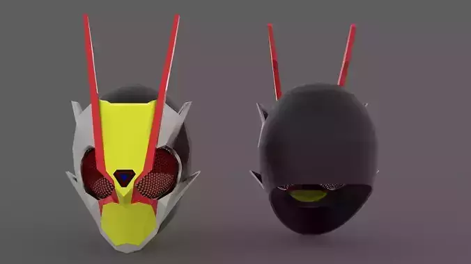 Kamen Rider Zero Two Helmet