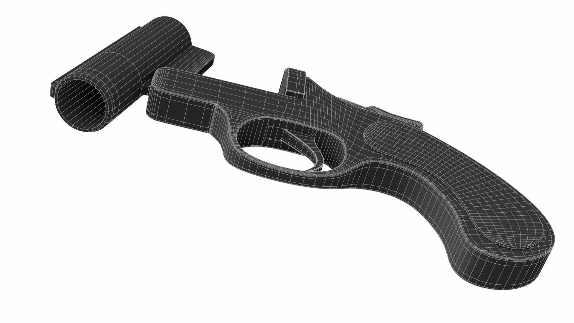 Flare gun 3D model_12