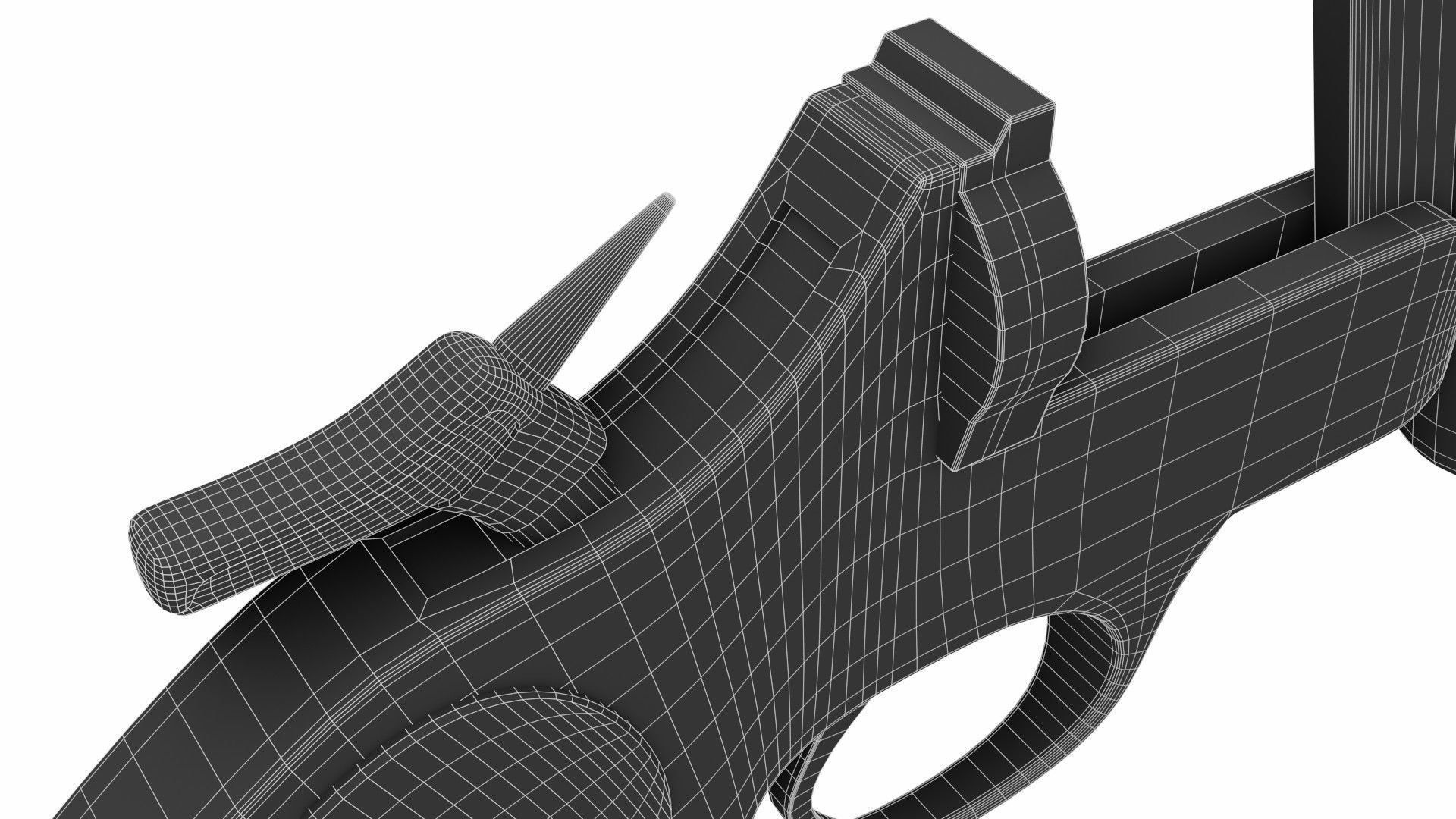 Flare gun 3D model_14