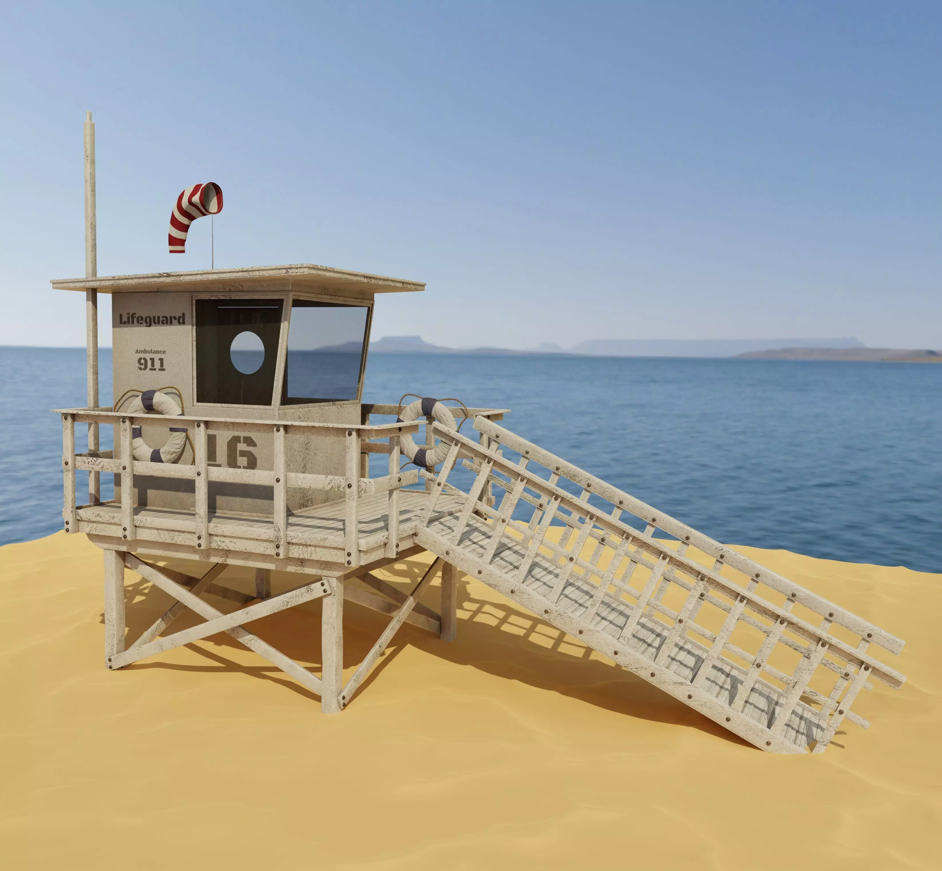 Baywatch house 3D model