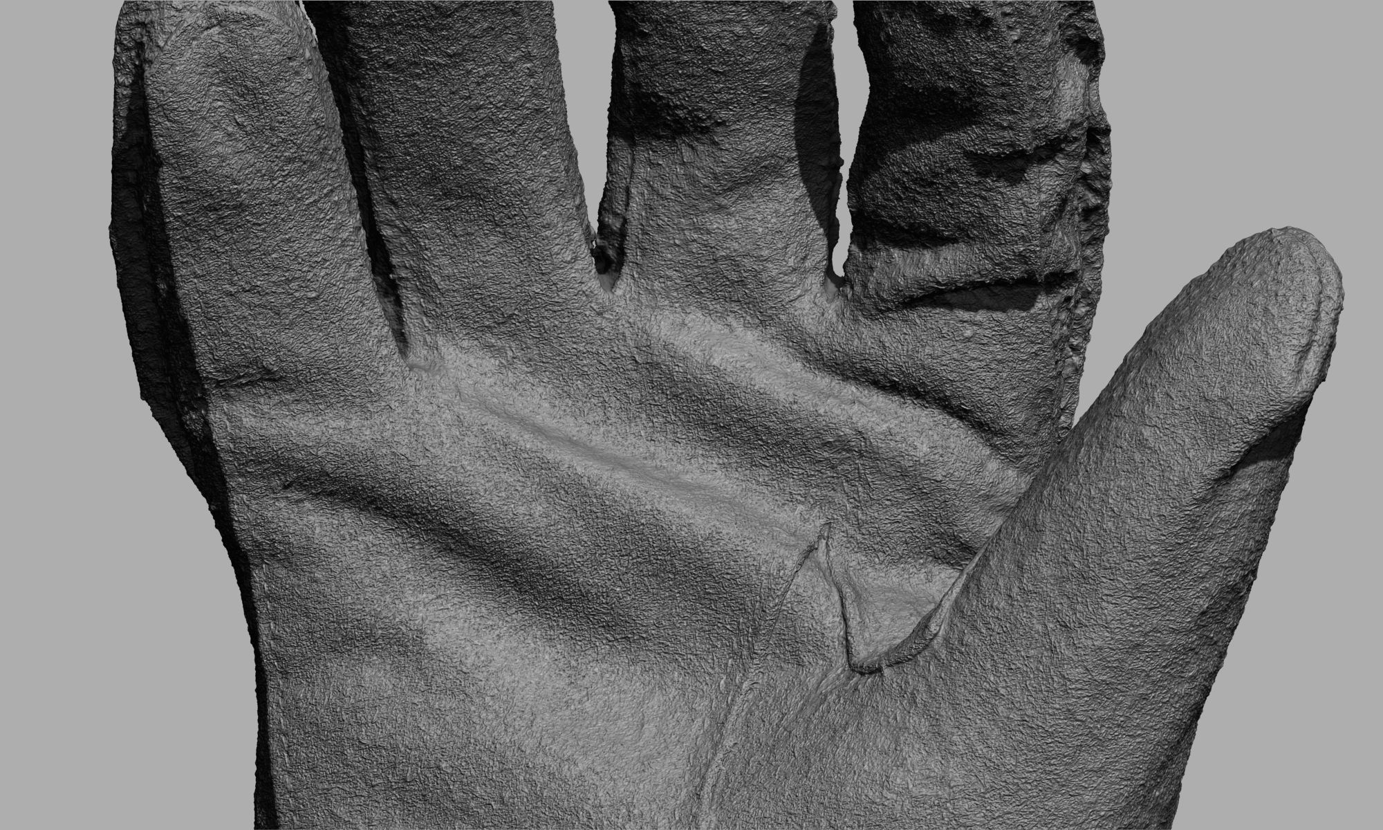 Worker Gloves 001 Low-poly 3D model_11