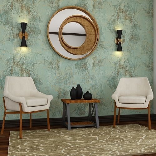 Living room mirror 3D model