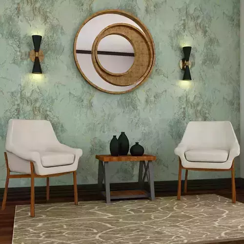 Living room mirror 3D model