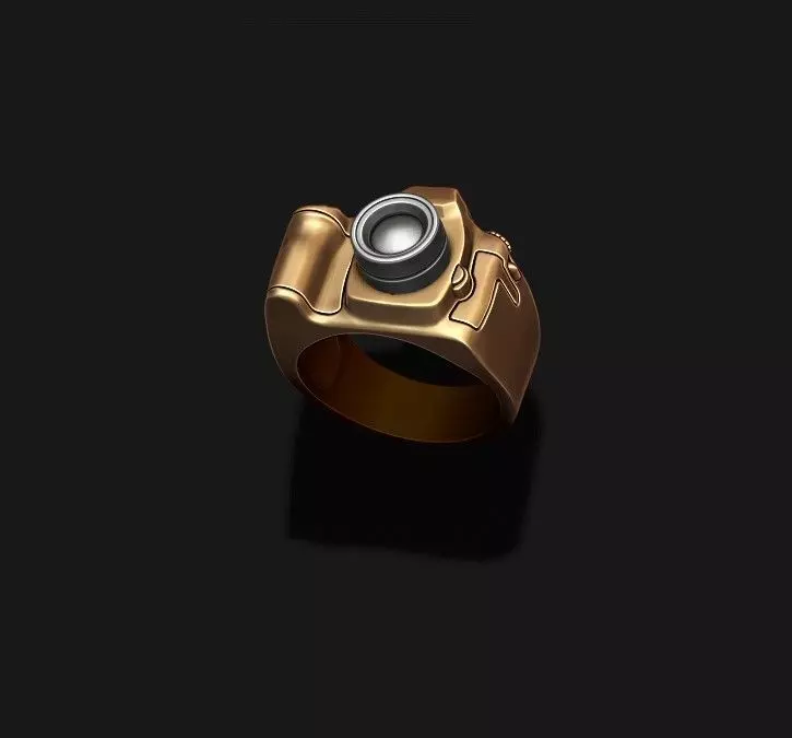 photo camera ring 3D print model_0