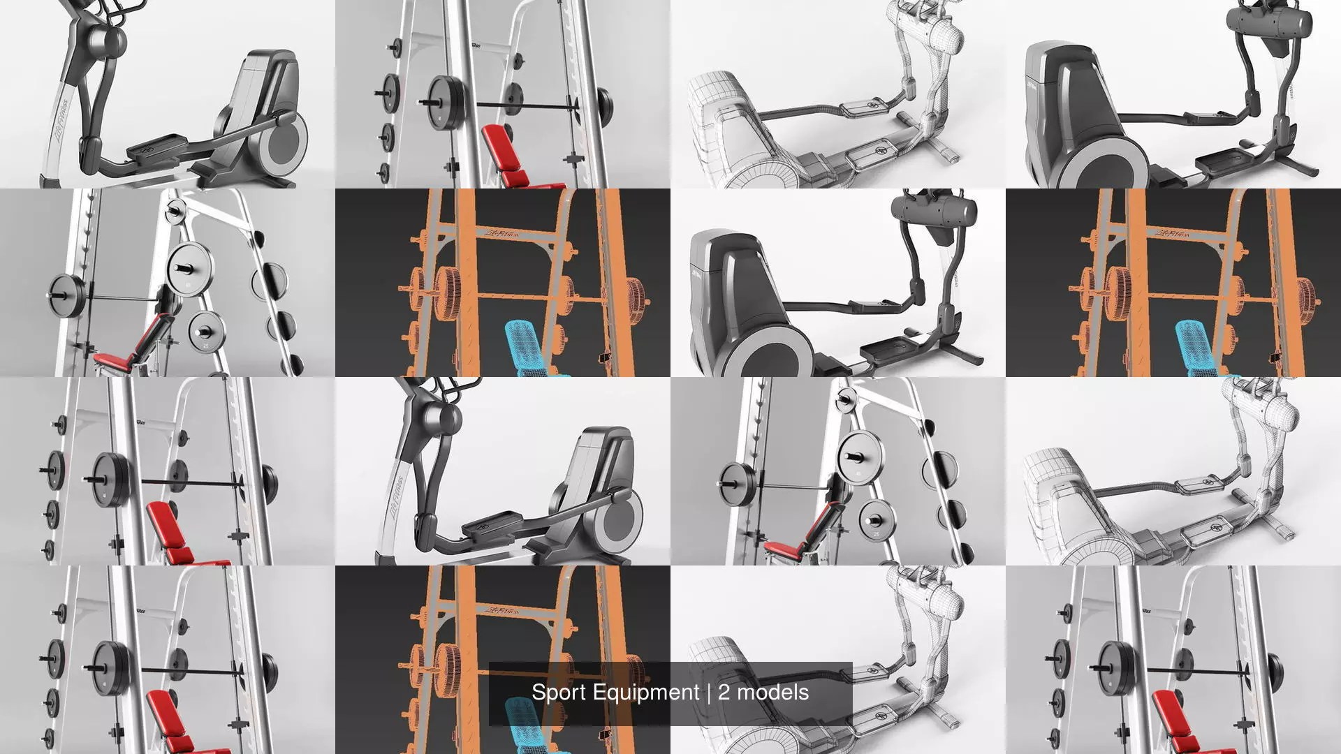 Sport Equipment 3D Model Collection_1