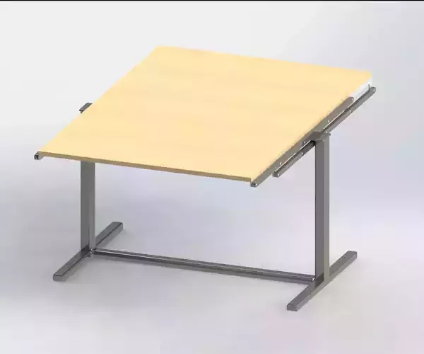 folding table 3D print model