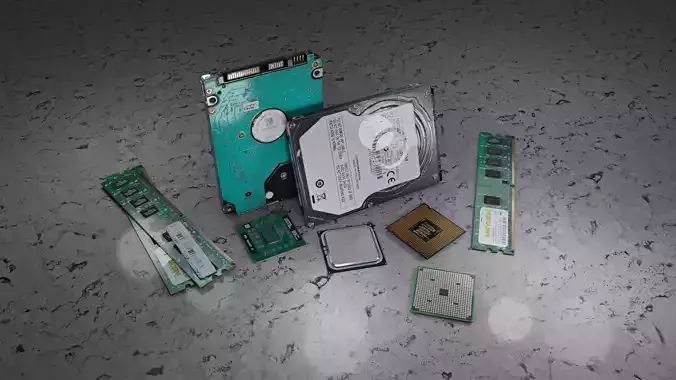 HDD - Processor - RAM Module