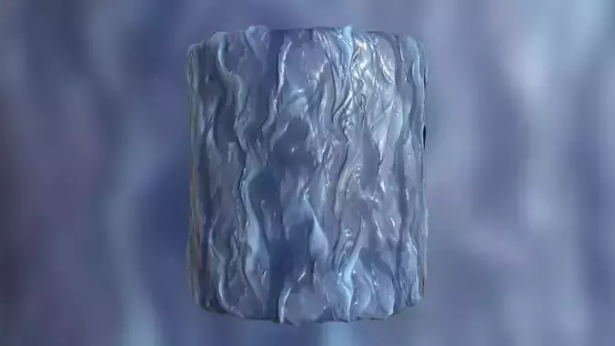 IceSnowStylized cylinder
