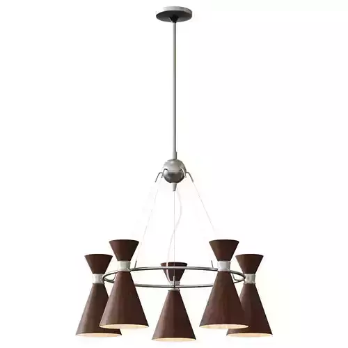 Kovacs 5 Light 1 Tier Chandelier with Distressed 