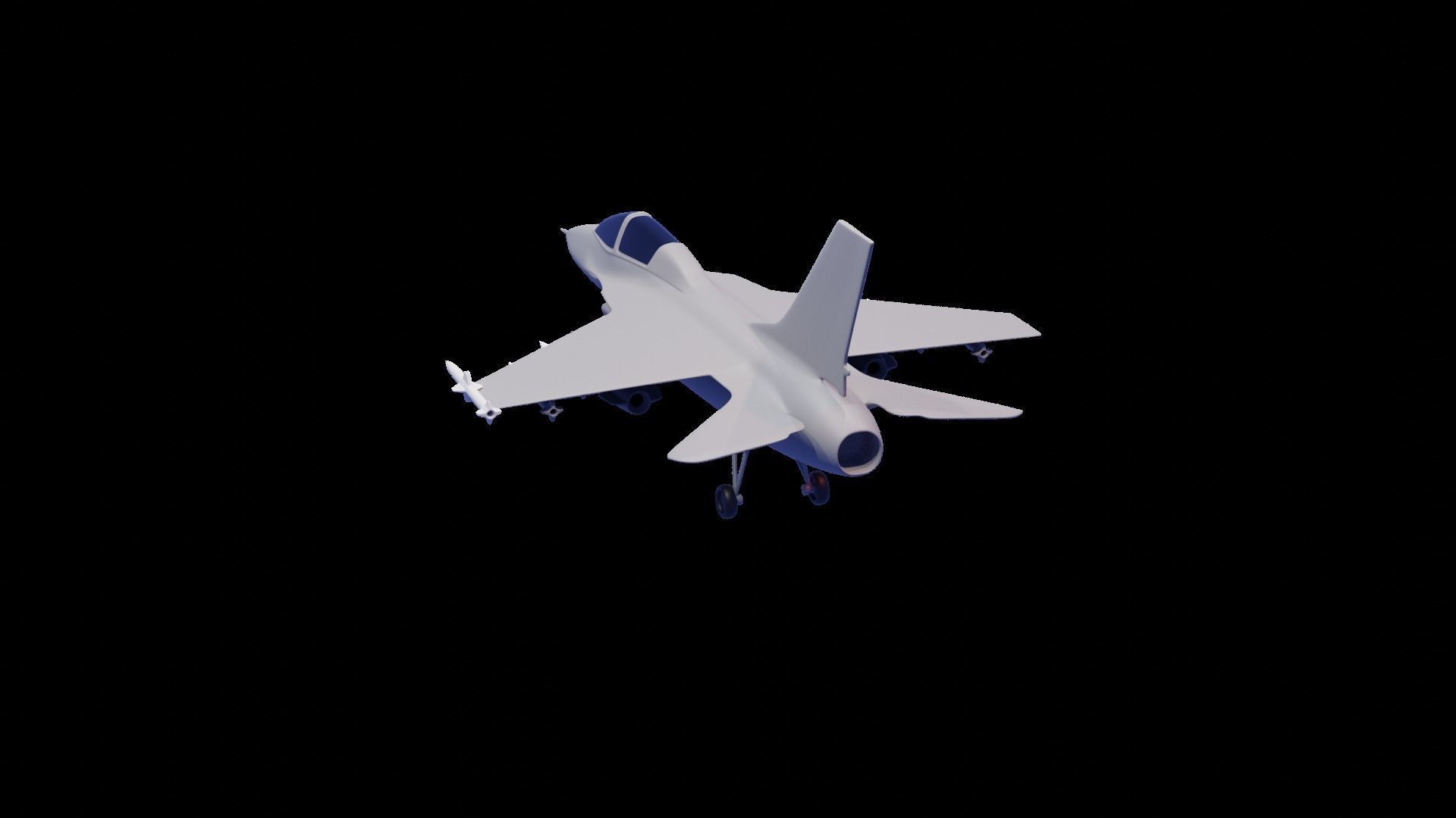 Dassault Rafale B 3D model 3D model_7