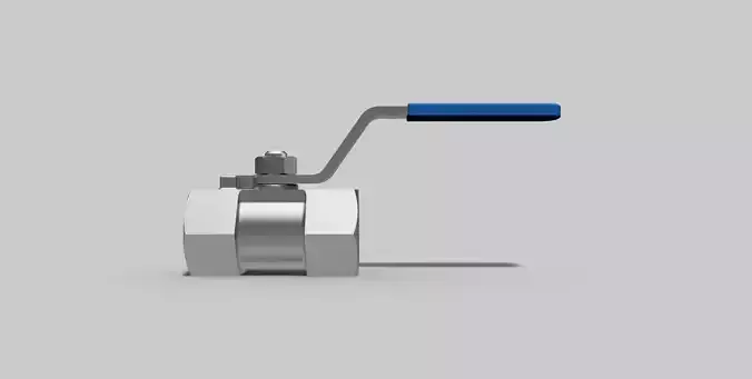 3-4 Inch BSP - Ball valve NO - Autodesk Inventor