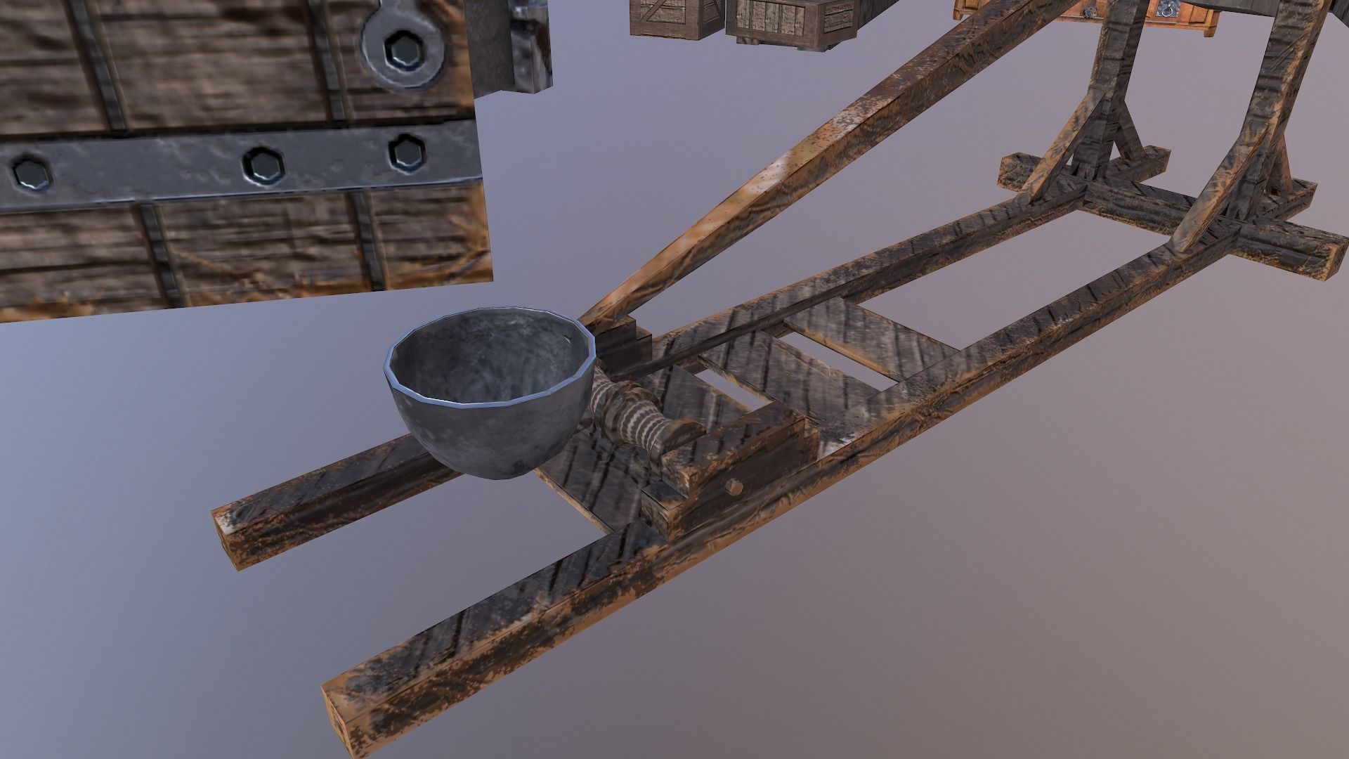  Medieval Workshop Level 5 Low-poly 3D model_14