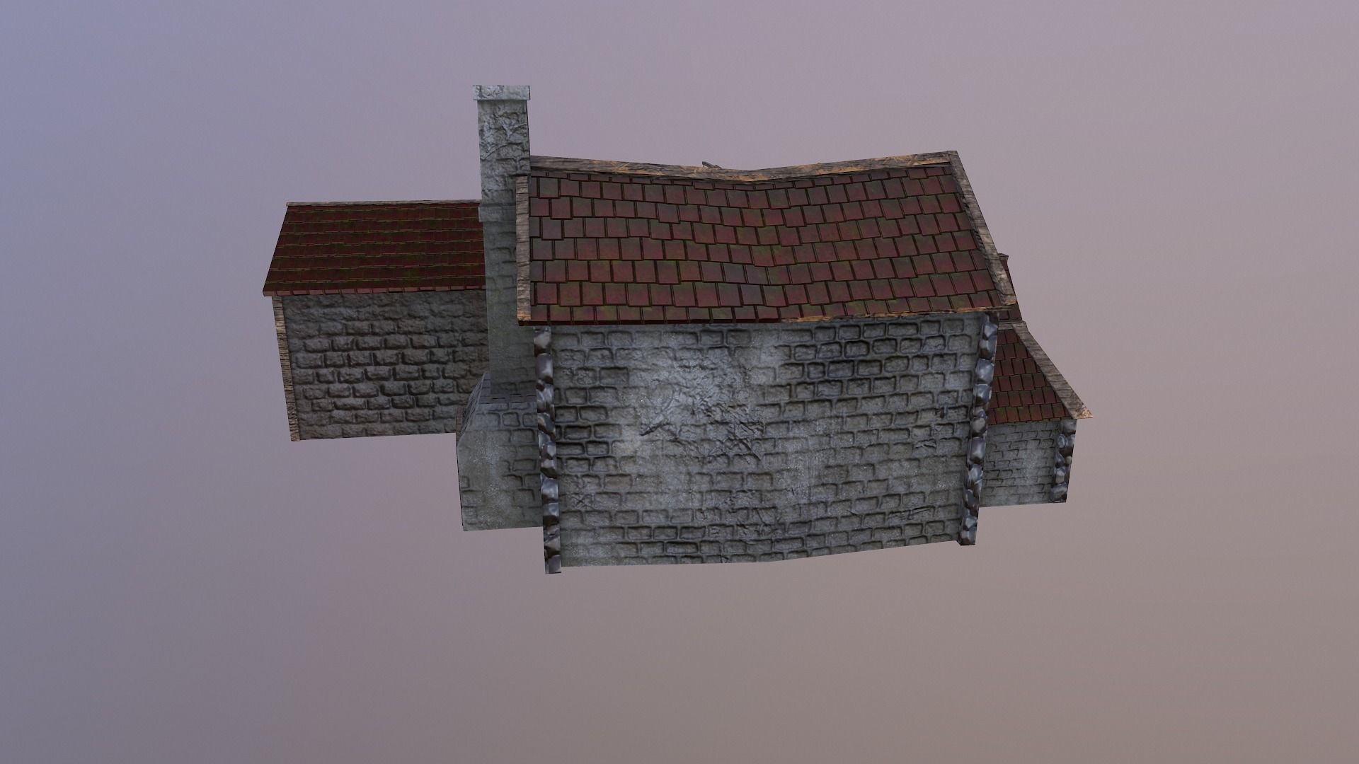  Medieval Workshop Level 5 Low-poly 3D model_6