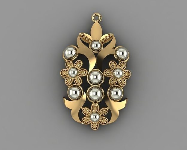 Dorica - Pendant 3D print model