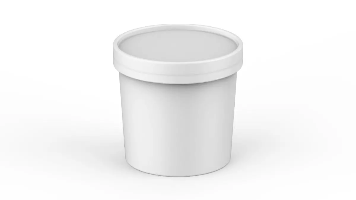 Ice Cream Cup 3D Model Low-poly 3D model_0