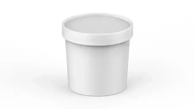 Ice Cream Cup 3D Model