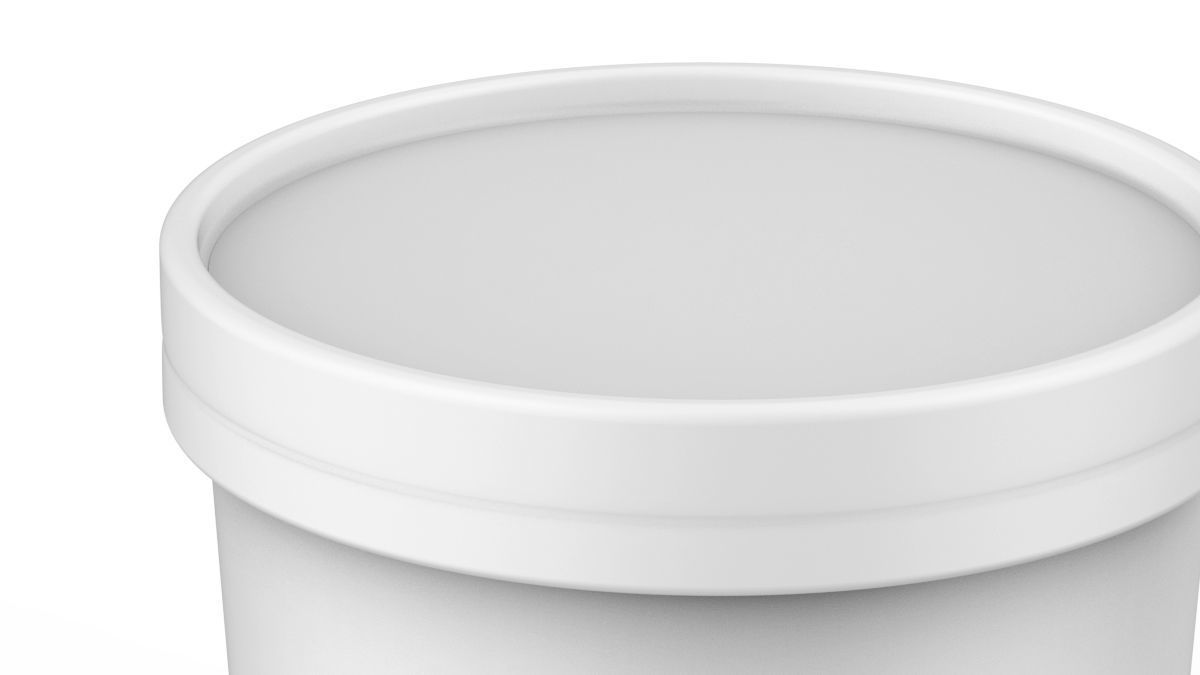 Ice Cream Cup 3D Model Low-poly 3D model_1