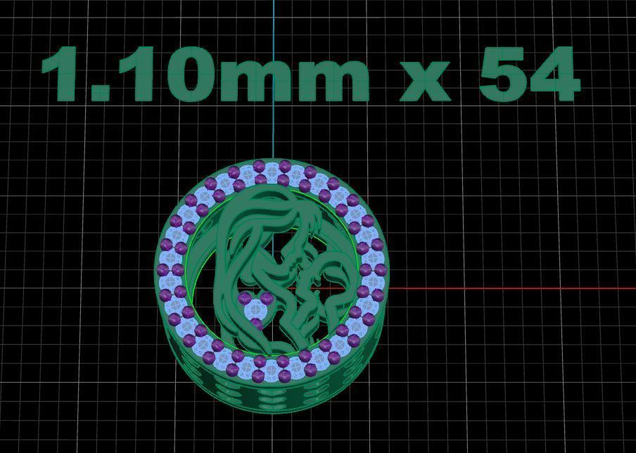 Charm - Pandora 3D print model_3