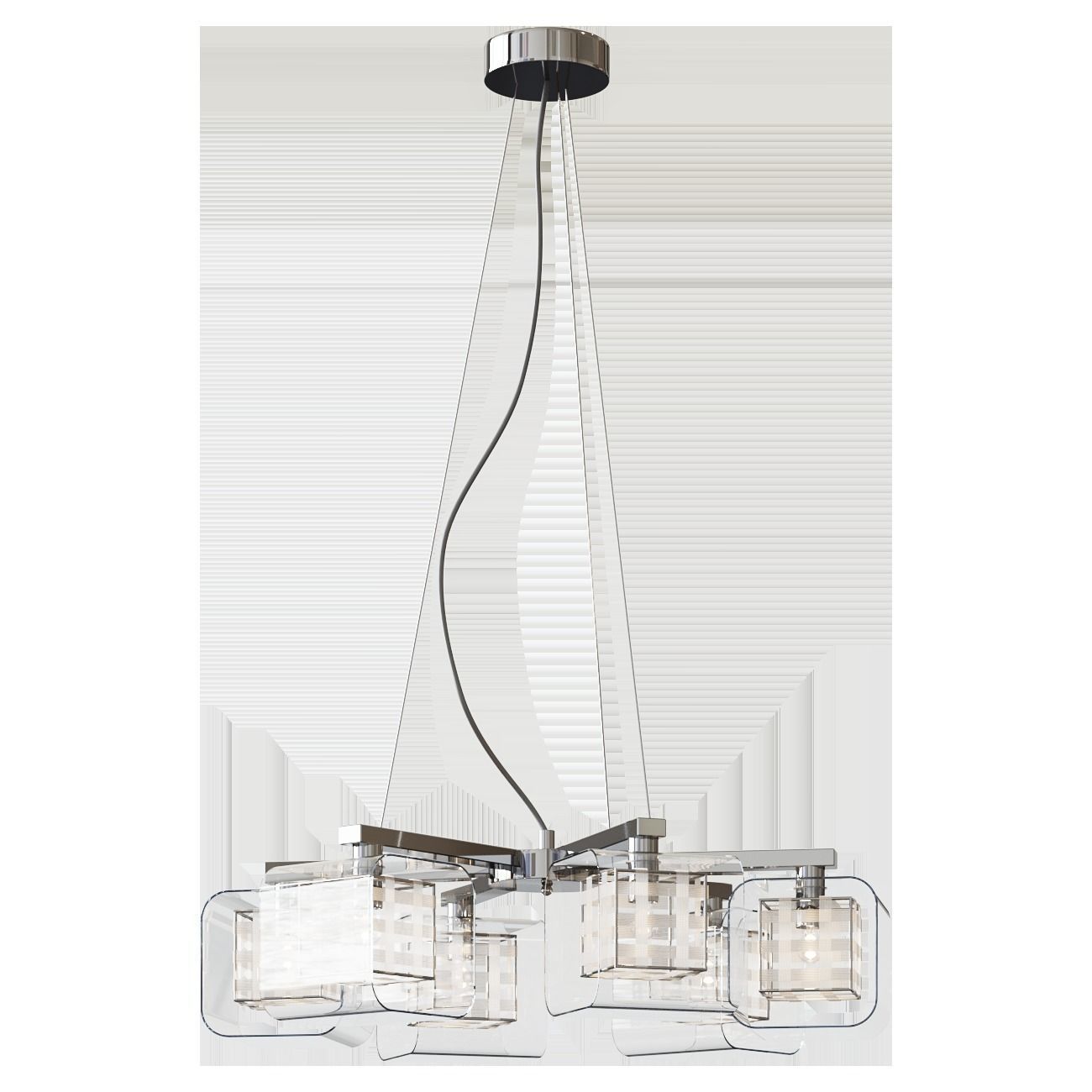  Kovacs 6 Light 1 Tier Chandelier from the Jewel Box Collection 3D model_1