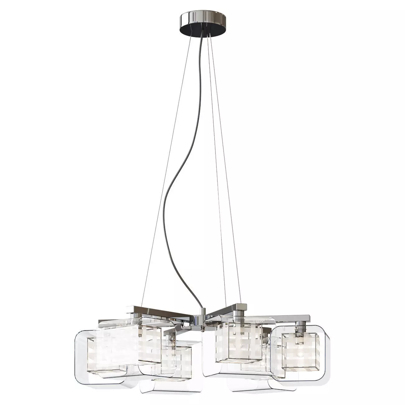  Kovacs 6 Light 1 Tier Chandelier from the Jewel Box Collection 3D model_0