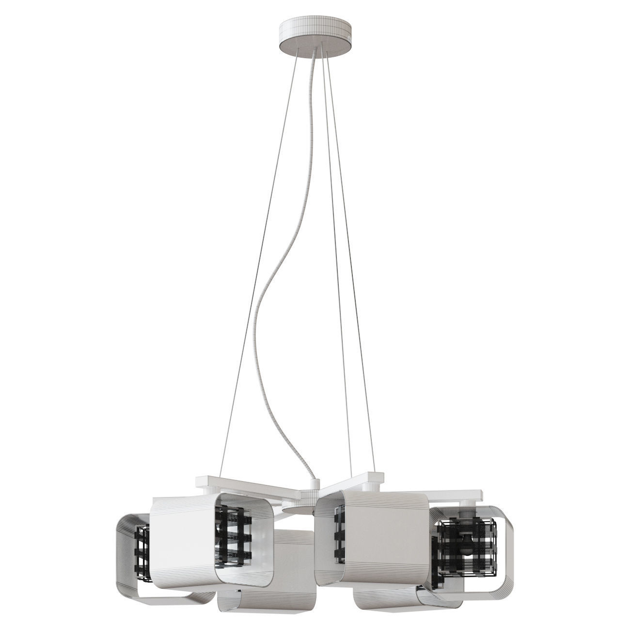  Kovacs 6 Light 1 Tier Chandelier from the Jewel Box Collection 3D model_2