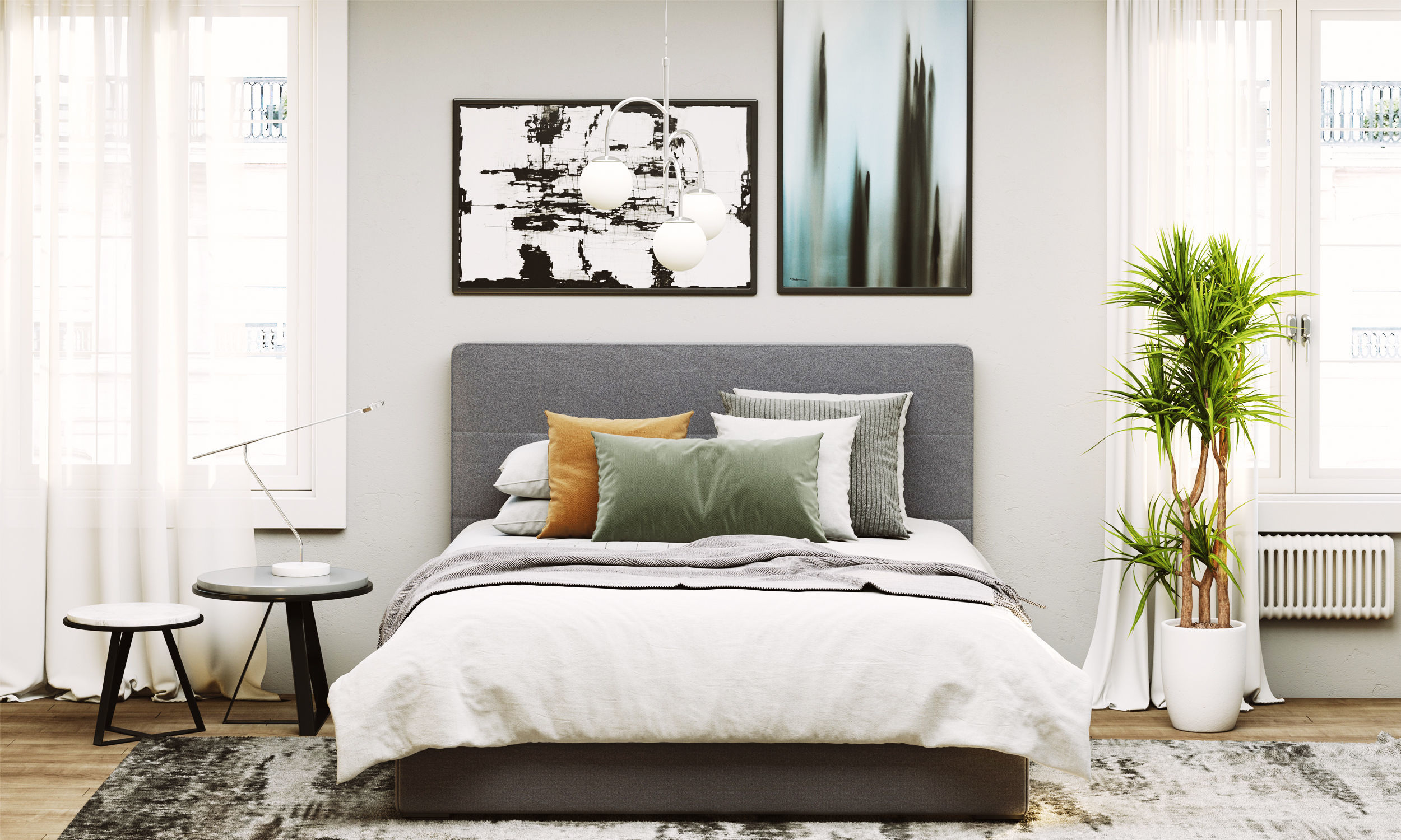 Scene Bardo Bed 3D model_4