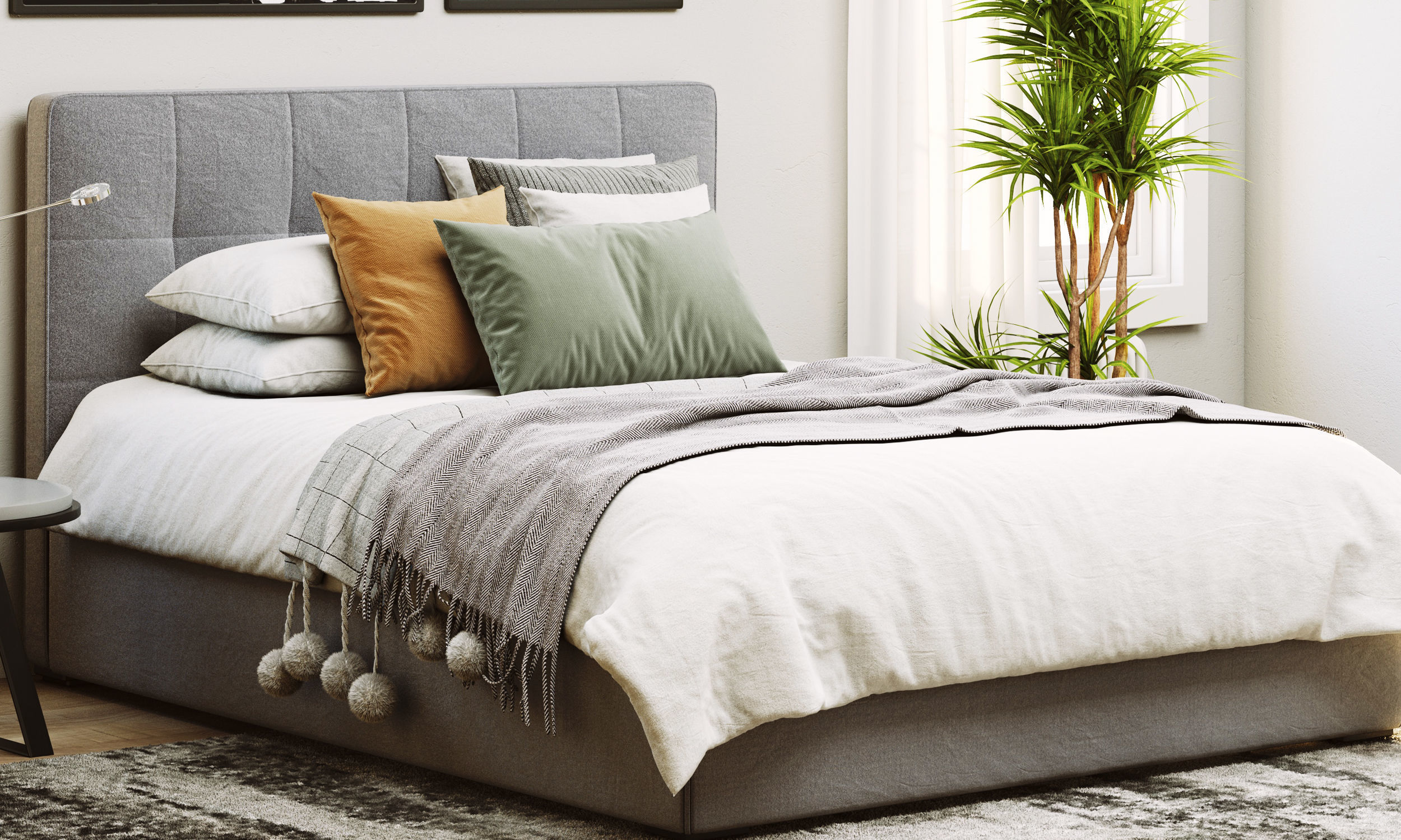 Scene Bardo Bed 3D model_2