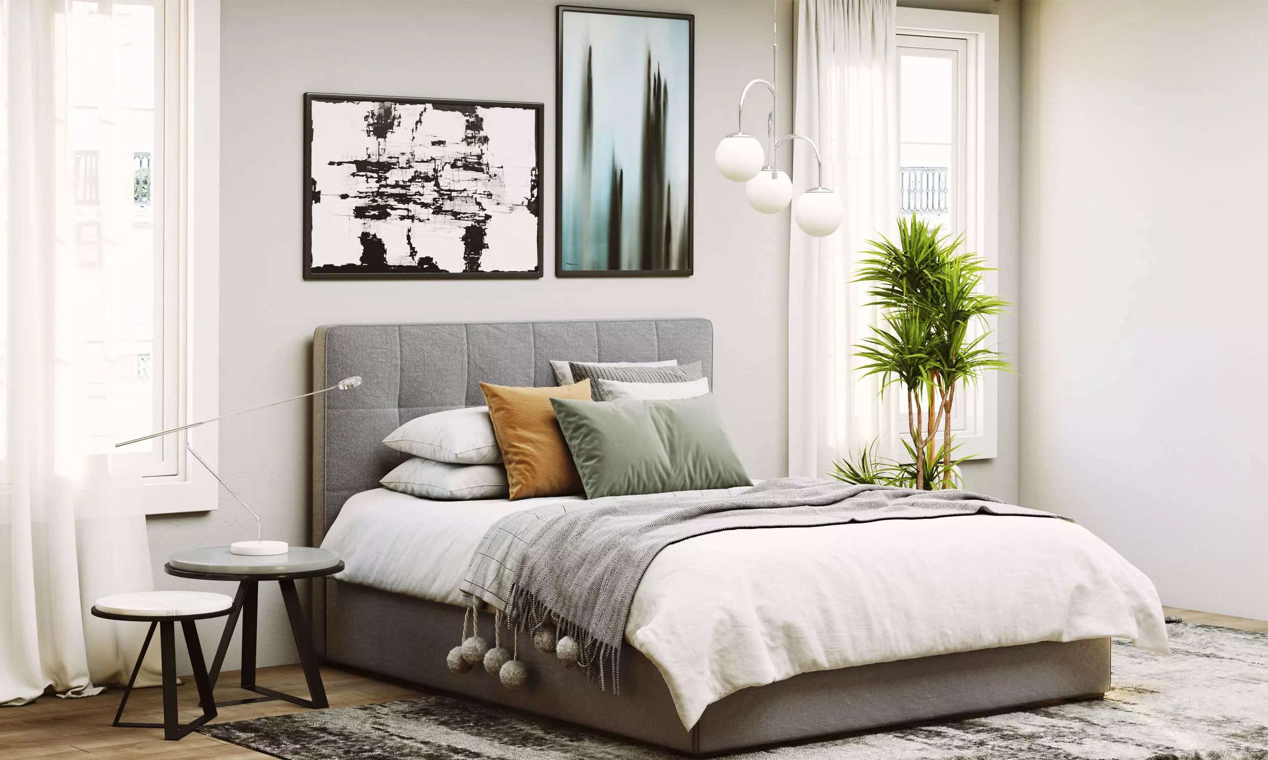 Scene Bardo Bed 3D model_0