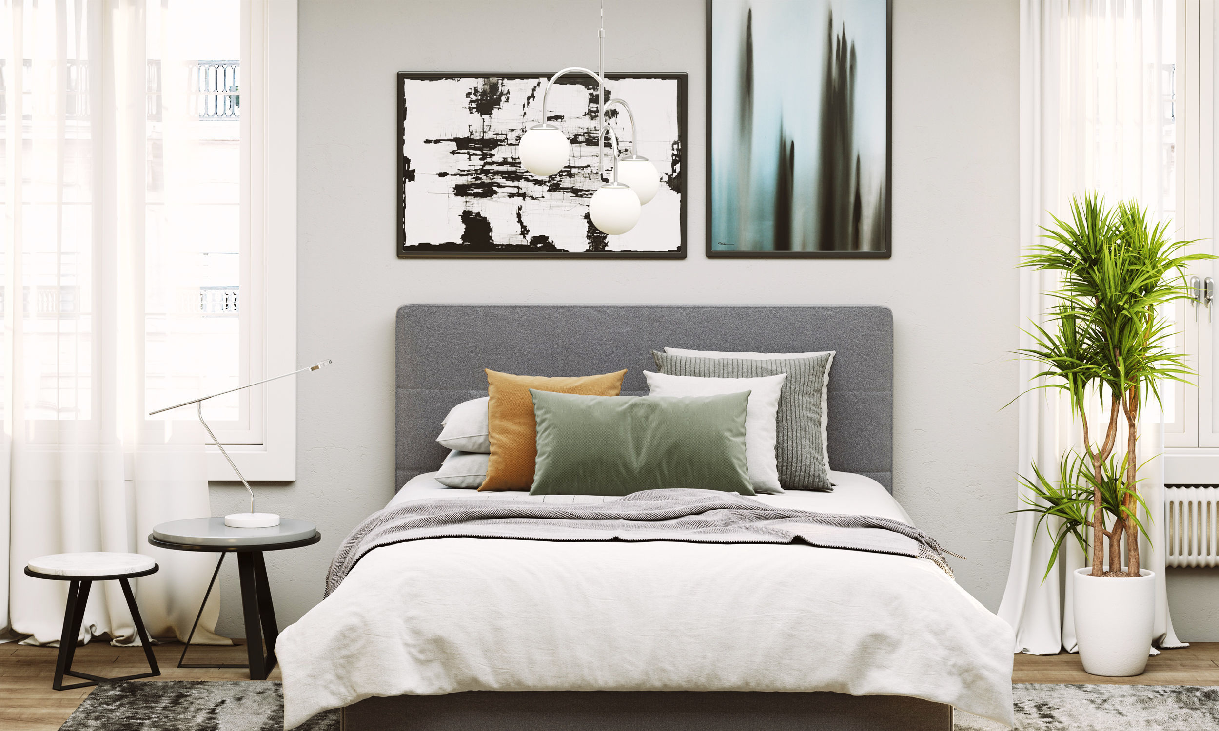 Scene Bardo Bed 3D model_1