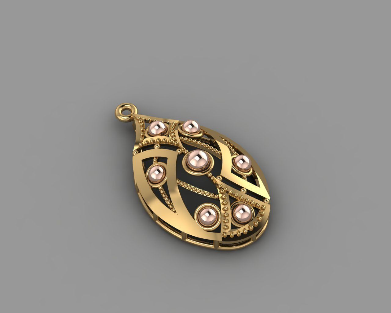 Dorica - Pendant 3D print model_2