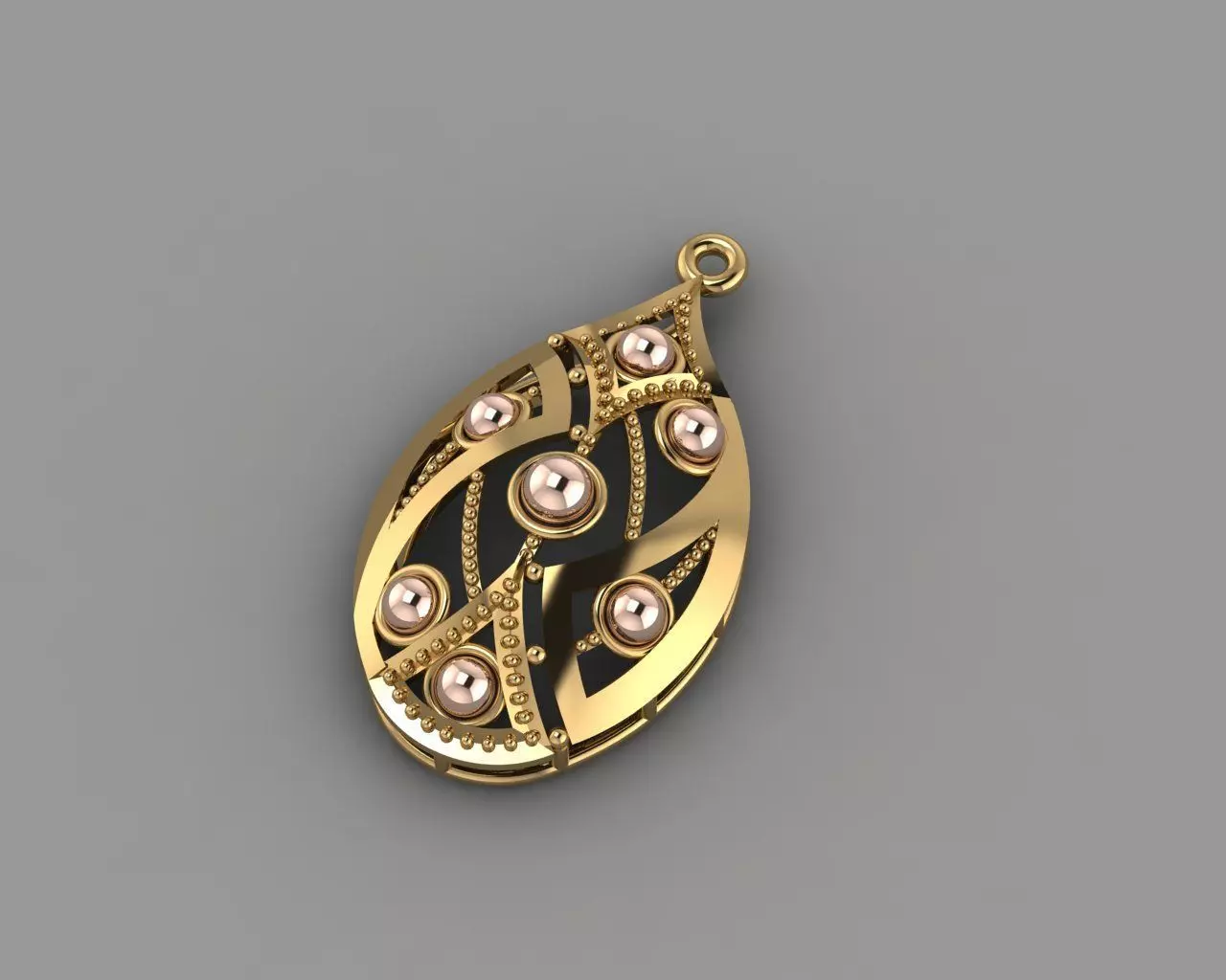 Dorica - Pendant 3D print model_0