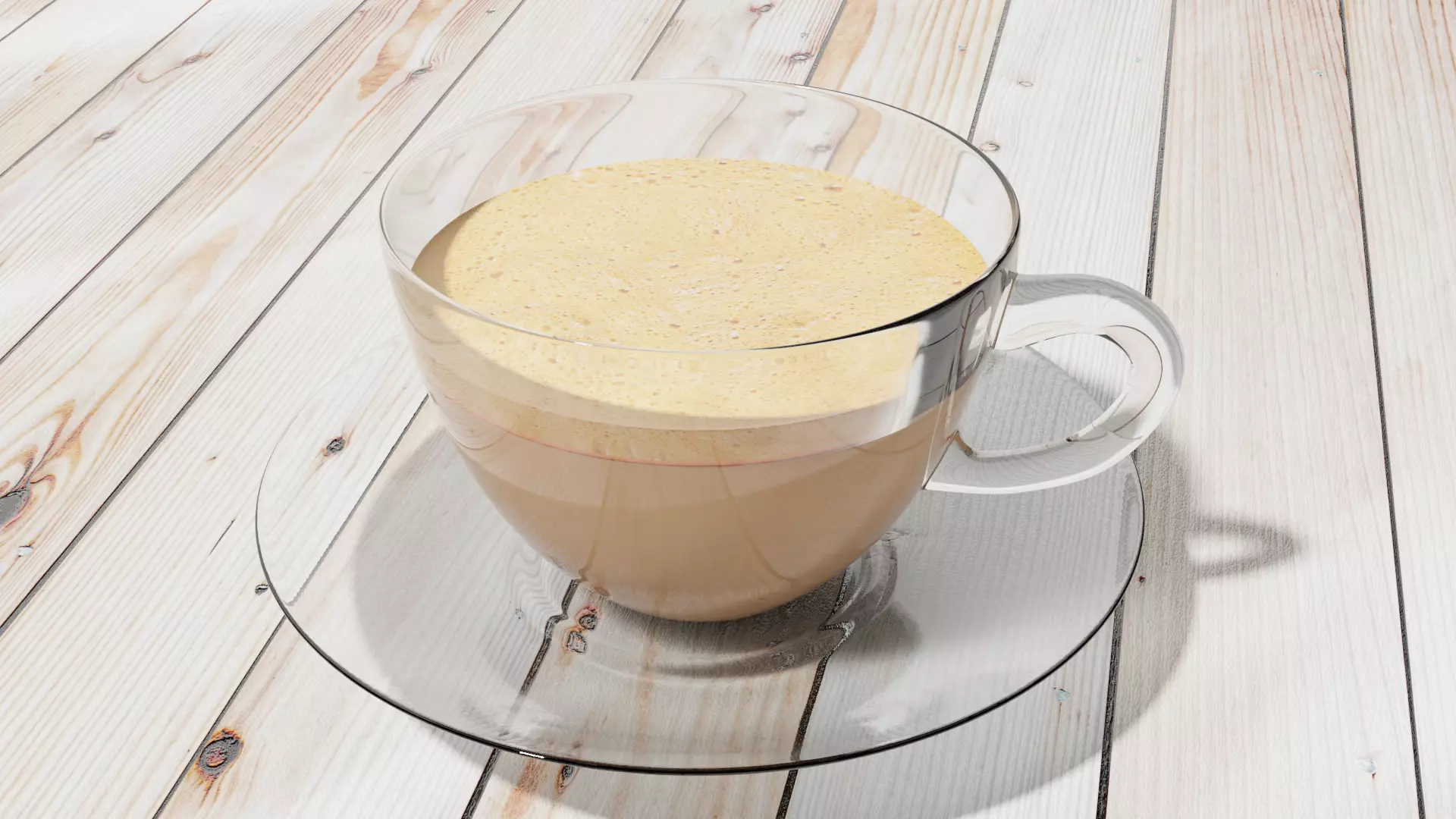 Nescafe cup Low-poly 3D model_0