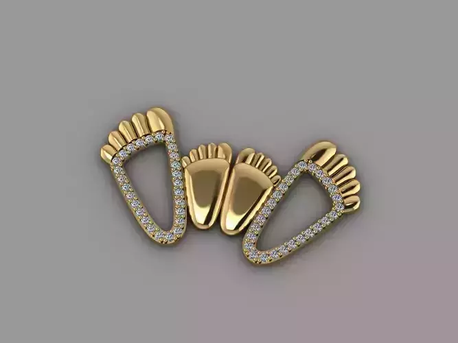 Feet - Pendant 3D print model