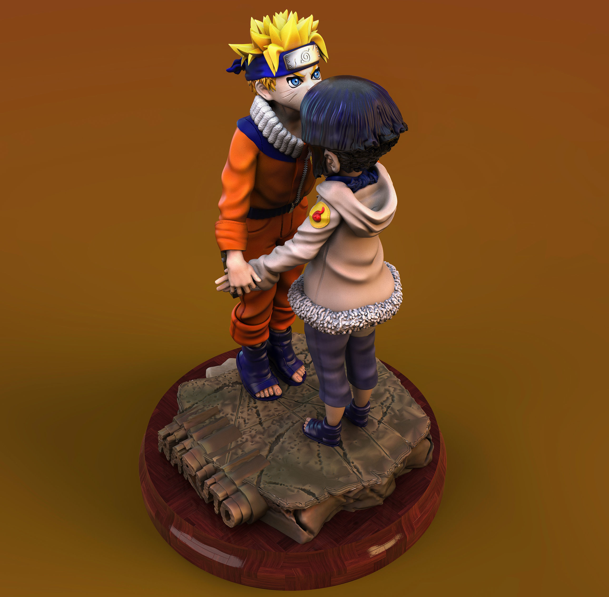 Hinata Uzumaki 3D print model_2