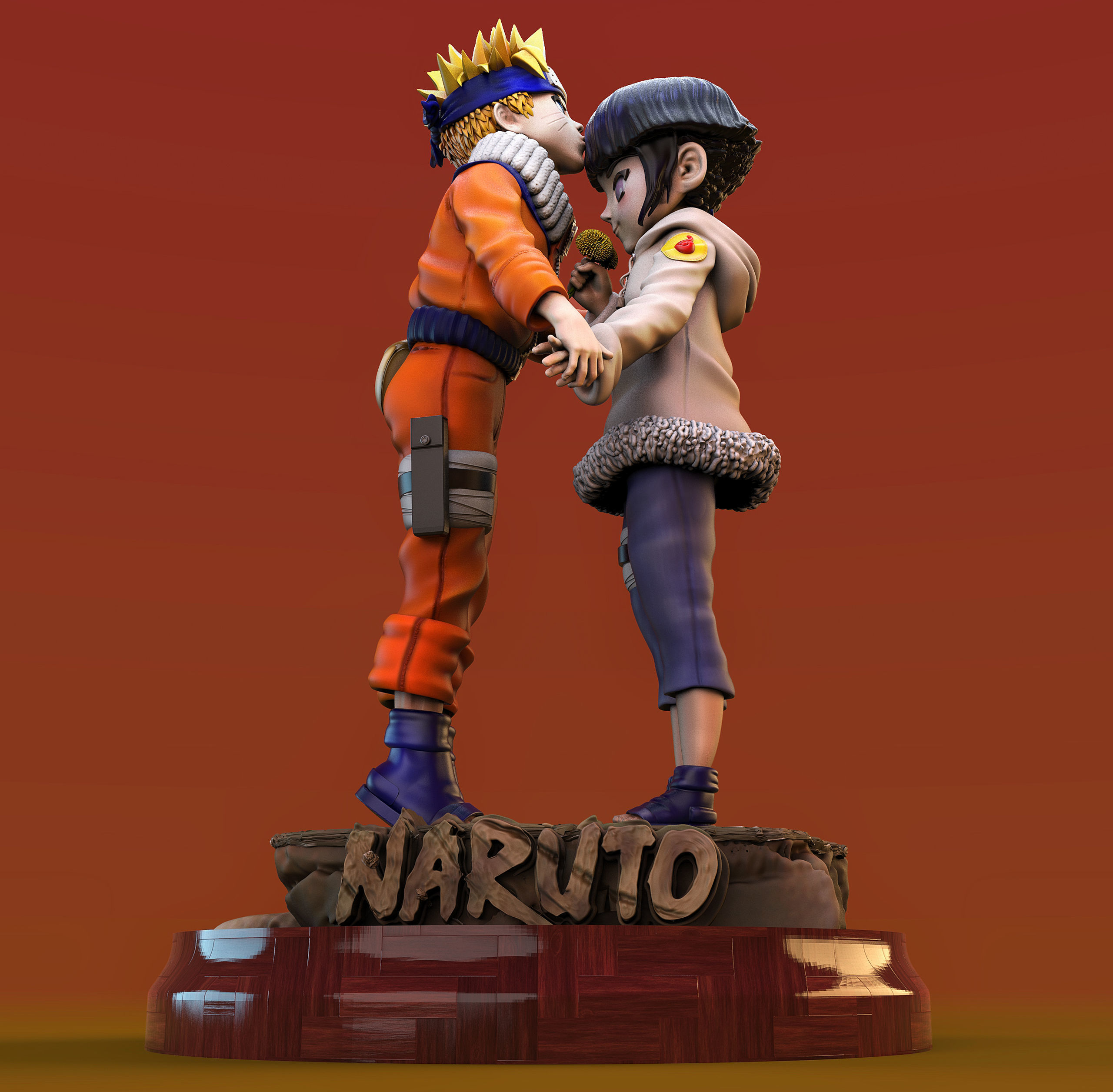 Hinata Uzumaki 3D print model_4