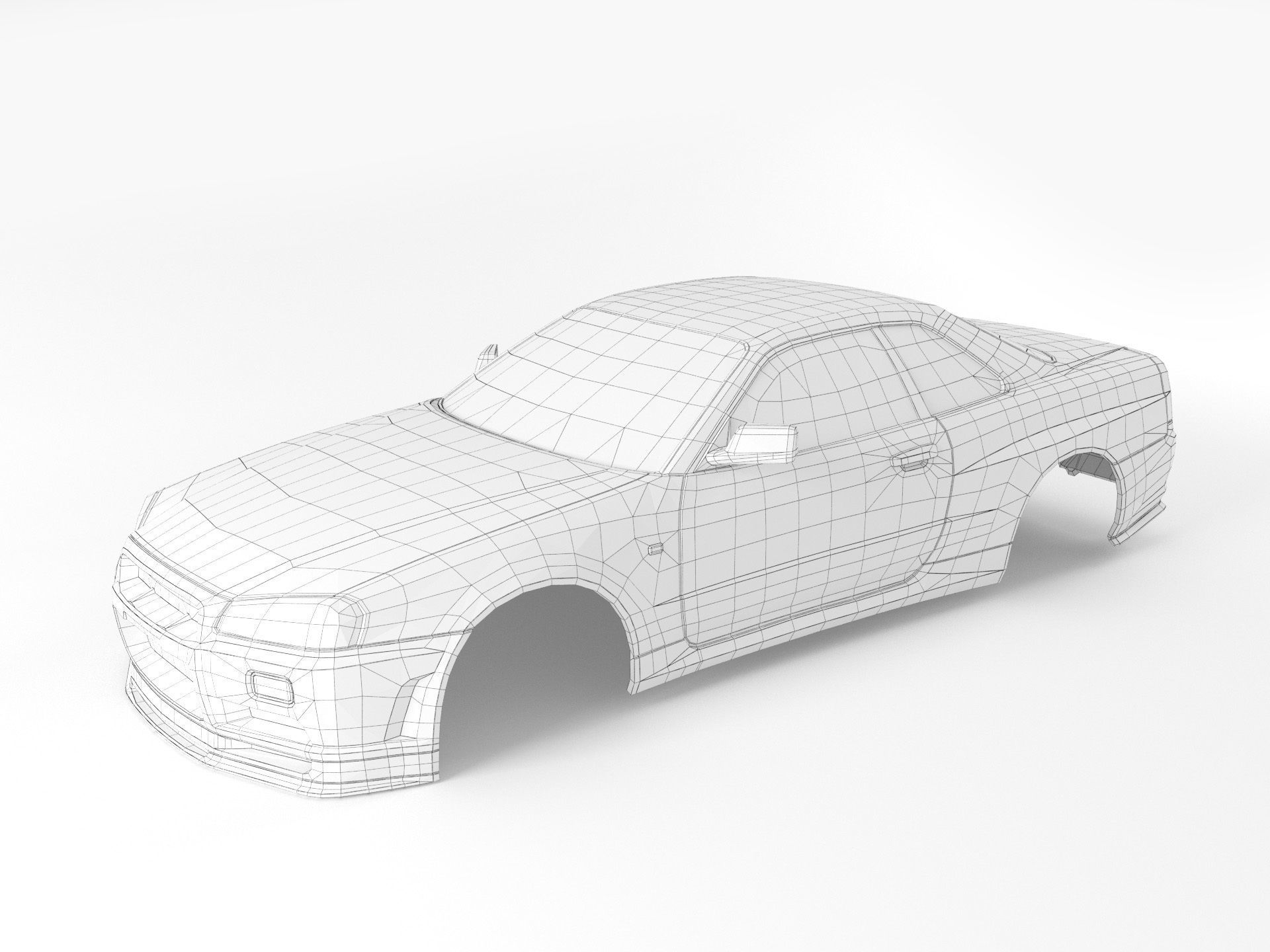 Nissan Skyline Body RC 3D print model_2