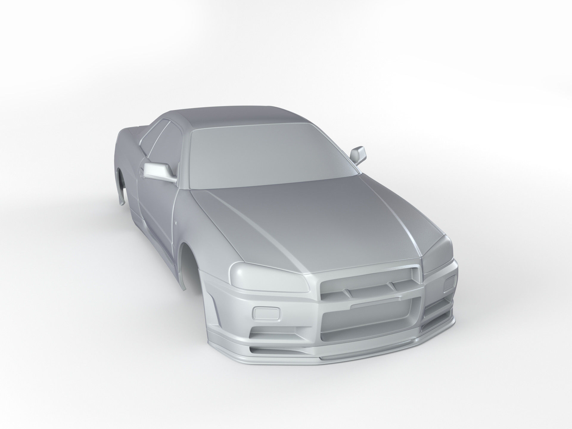 Nissan Skyline Body RC 3D print model_7