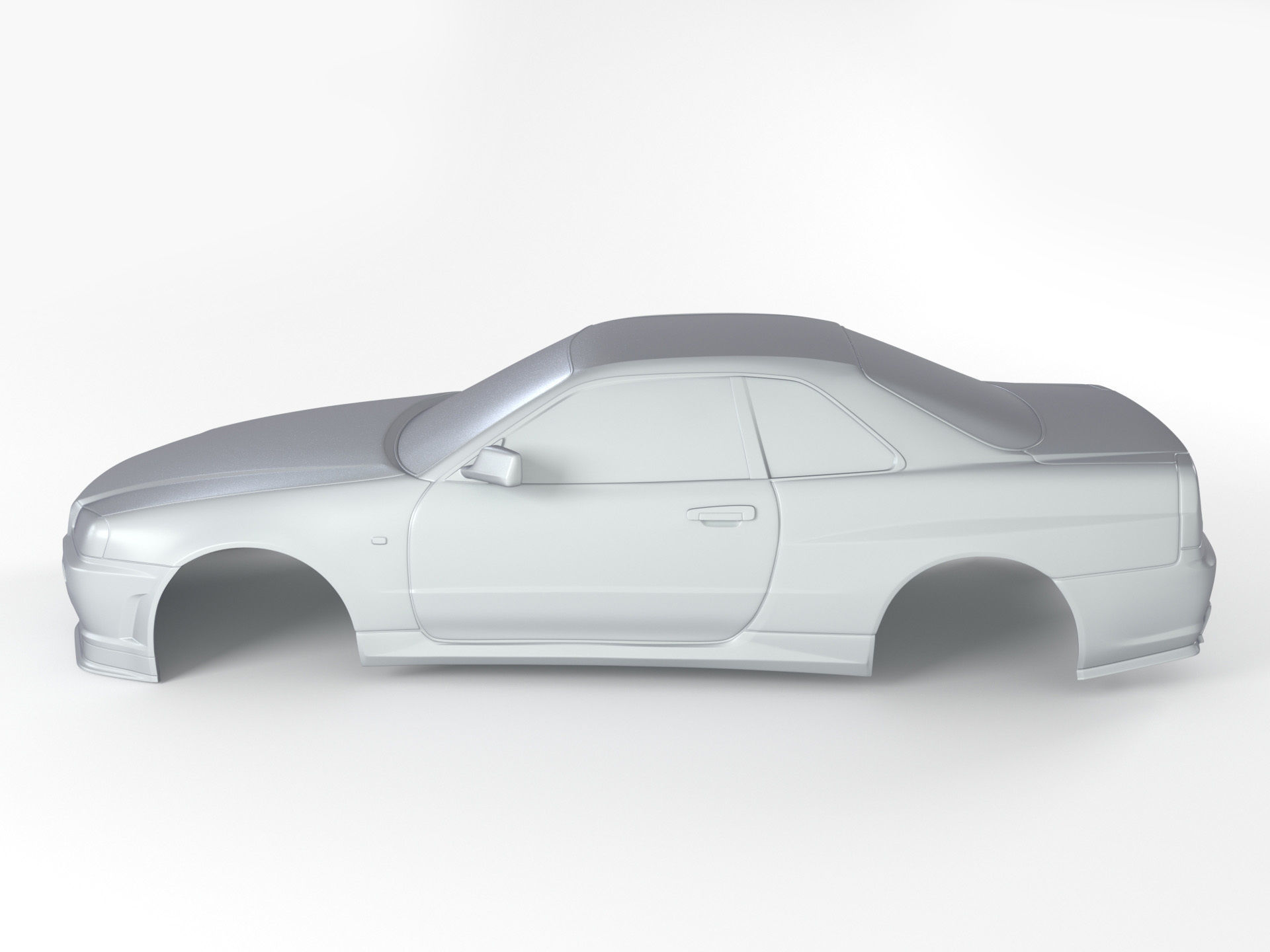 Nissan Skyline Body RC 3D print model_3