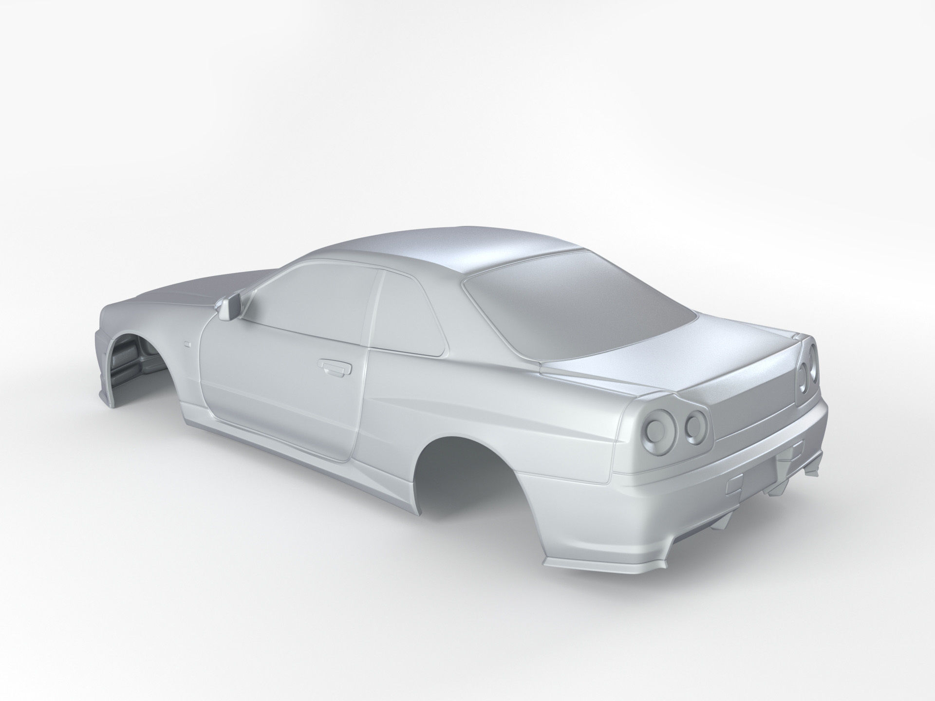 Nissan Skyline Body RC 3D print model_4