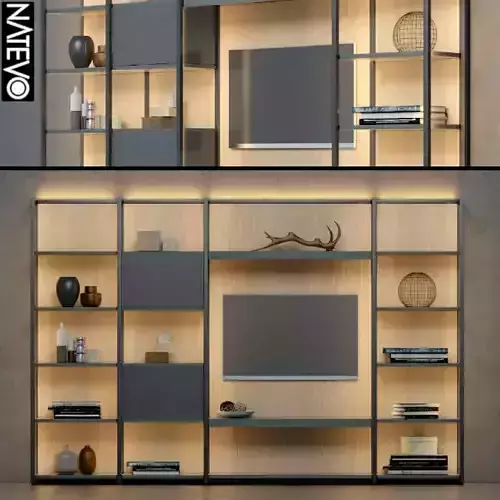 Natevo Bookcase 3D model