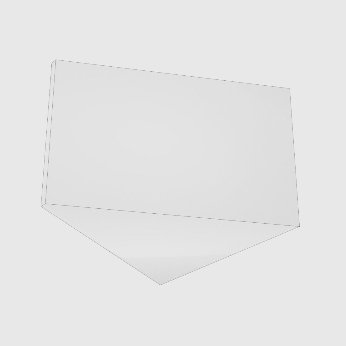 Chocolate Cake Low-poly 3D model_8