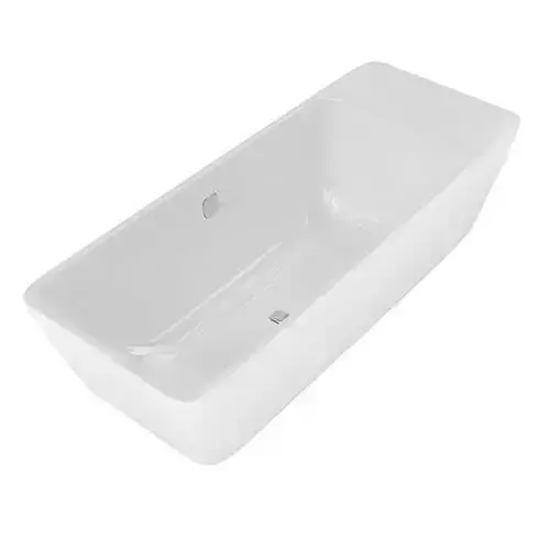 White Porcelain Bathtub