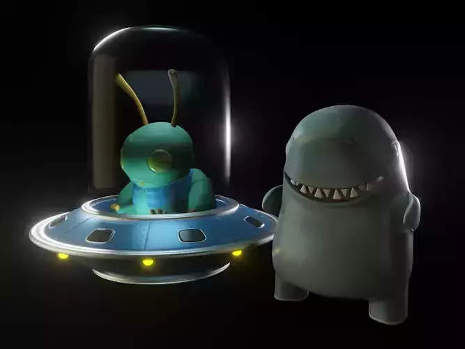 CUTE ALIENS E MONSTERS - friends