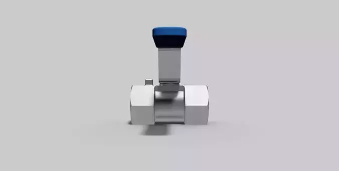 1 Inch BSP - Ball valve NC - Autodesk Inventor