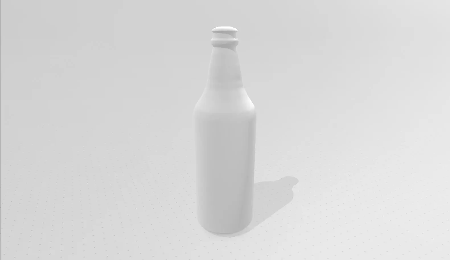 Simple Bottle 3D model_0