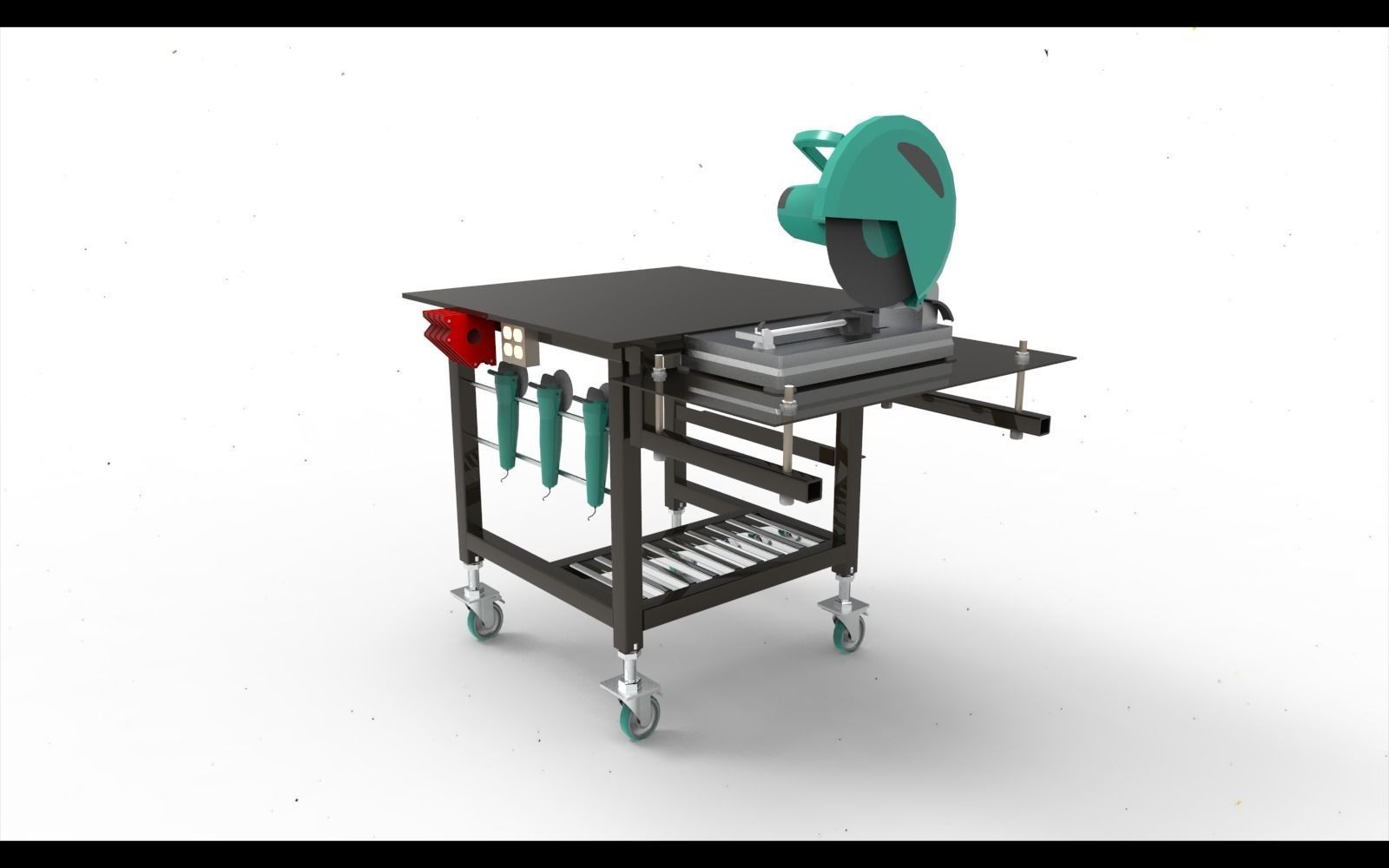 Welding Table 3D model_6