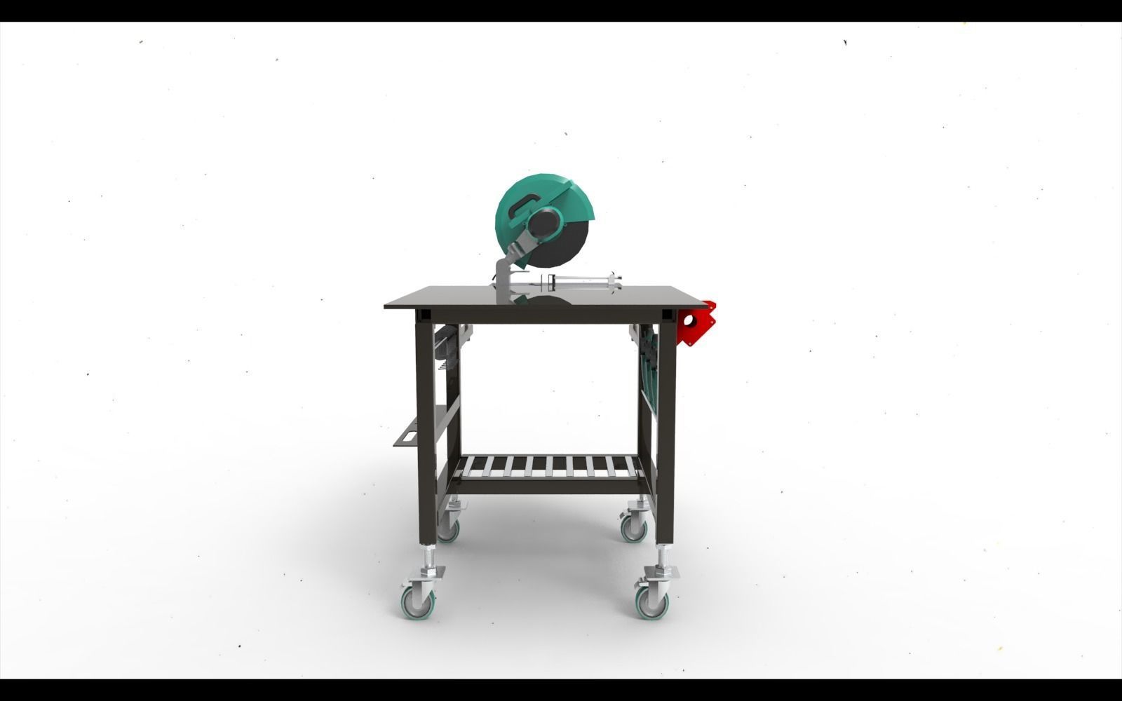 Welding Table 3D model_2