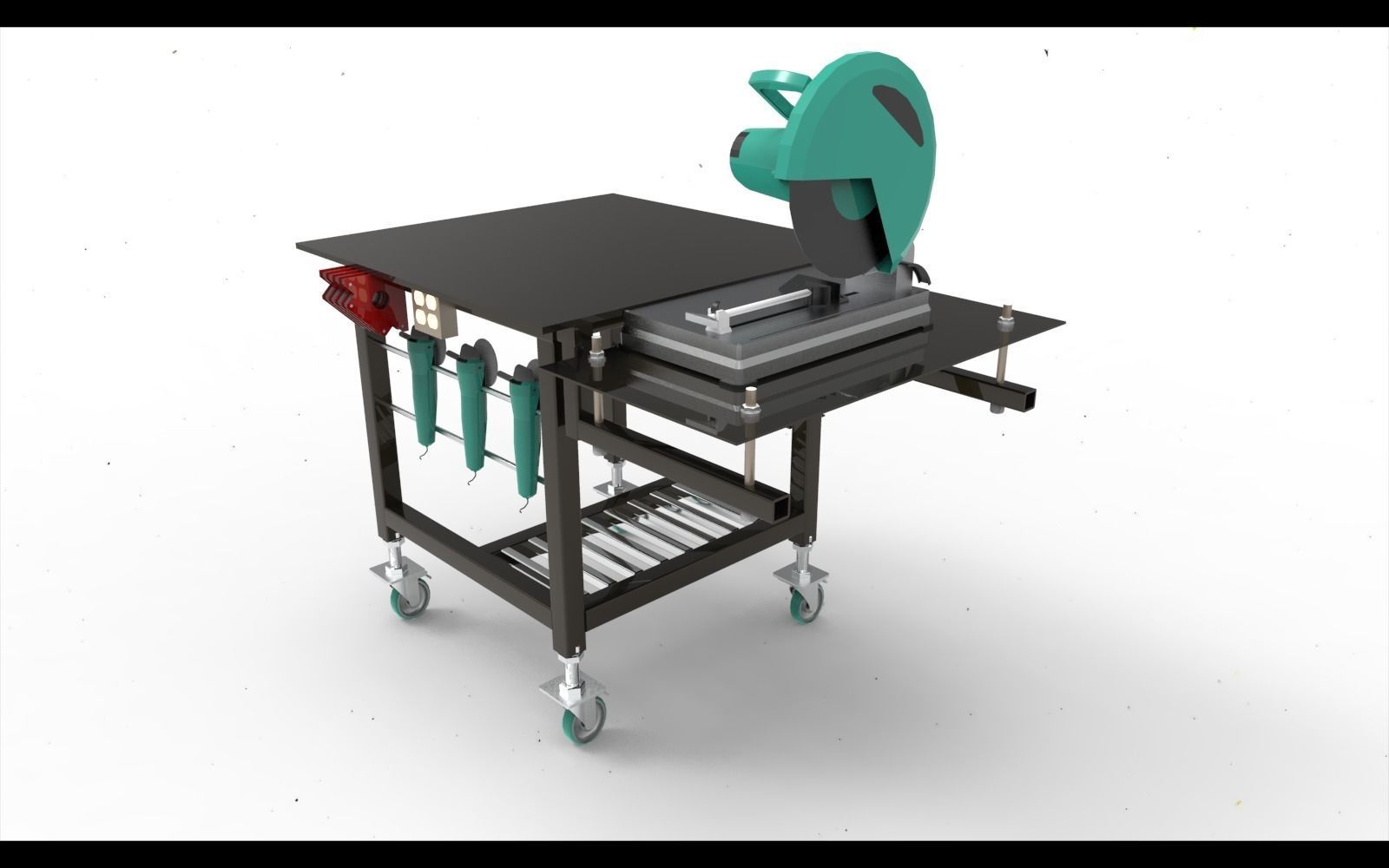Welding Table 3D model_5