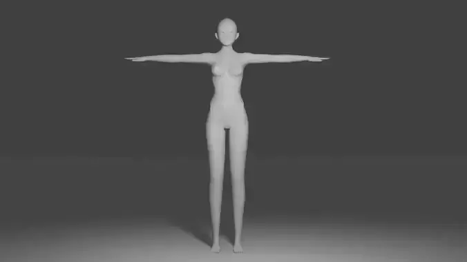 Stylized Female Base Mesh